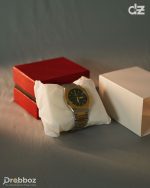 POEDAGAR 825 Men’s Stainless Steel Quartz Watches Waterproof Minimalist Gold Band green watches - Image 4