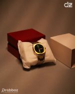 POEDAGAR 825 Men’s Stainless Steel Quartz Watches Waterproof Minimalist Gold Band green watches - Image 2