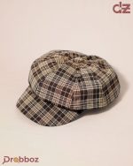 Classic Plaid Newsboy Cap – Vintage Baker Style - Image 4