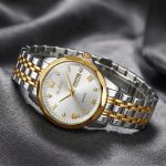 POEDAGAR 615 – Luxury Two-Tone Business Quartz Watch - Image 3