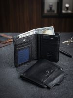 Luxury Leather Bi-Fold Wallet & Card Holder| Drobboz - Image 4